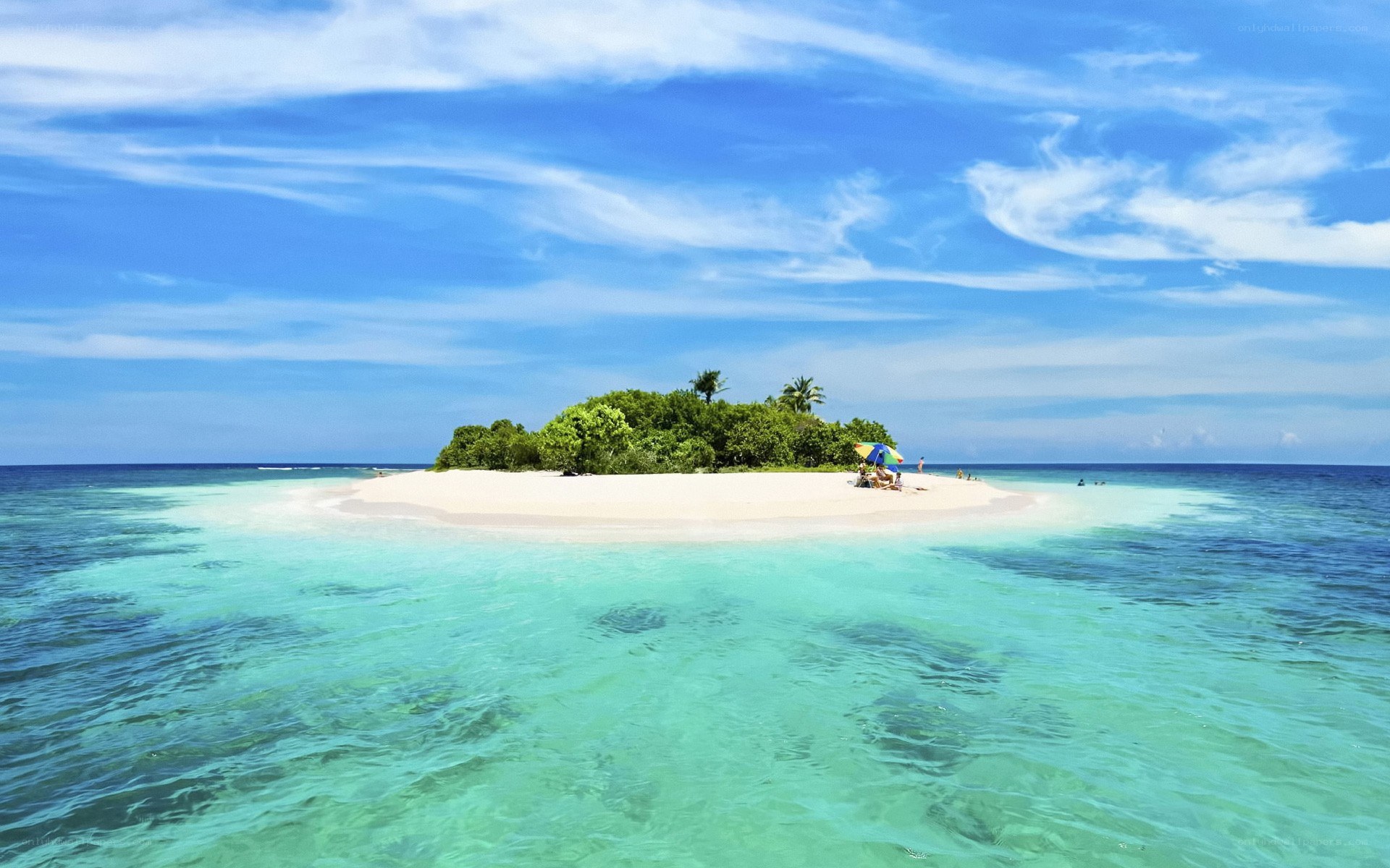 tropical island paradise