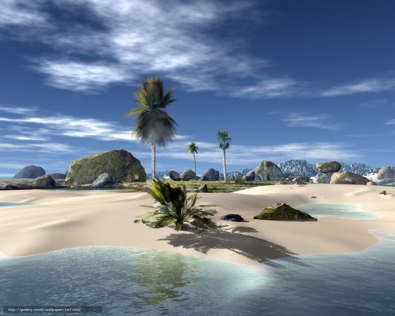 tropical island paradise