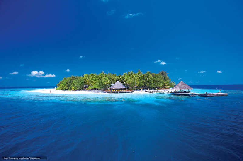 tropical island resort paradise
