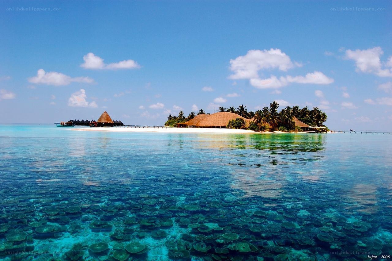 tropical island resort