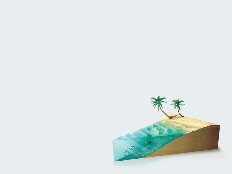 Tropical Island Slice