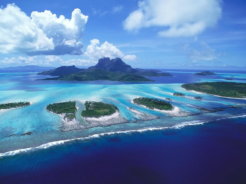 Tropical Islands and Lagoon