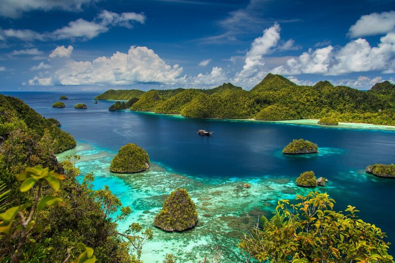 Tropical Islands and Turquoise Water — Blue, Serene, Afternoon