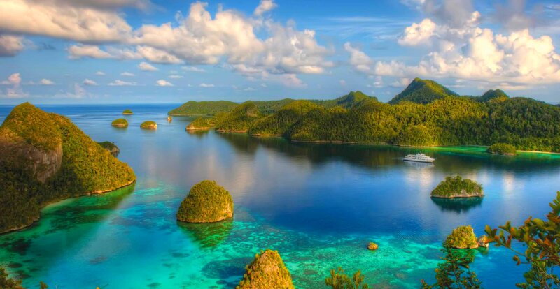 Tropical Islands and Turquoise Water — Blue