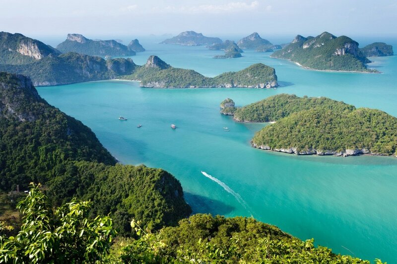 Tropical Islands and Turquoise Water — Serene, Afternoon, Photograph