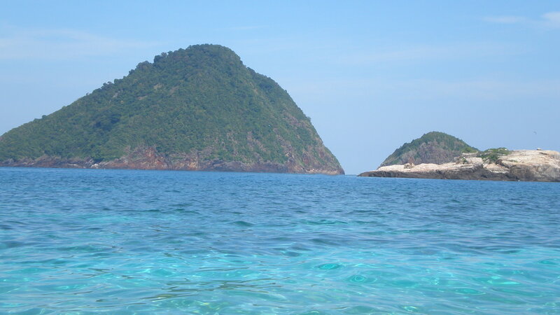 Tropical Islands in Ocean