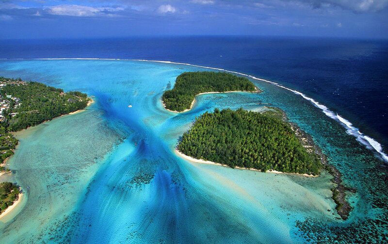 Tropical Islands with Lagoon