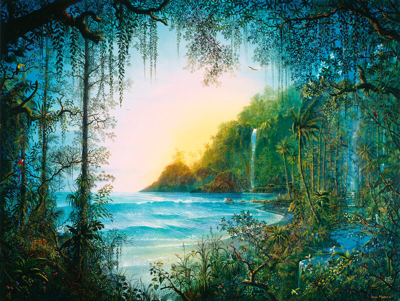 Tropical Jungle Beach