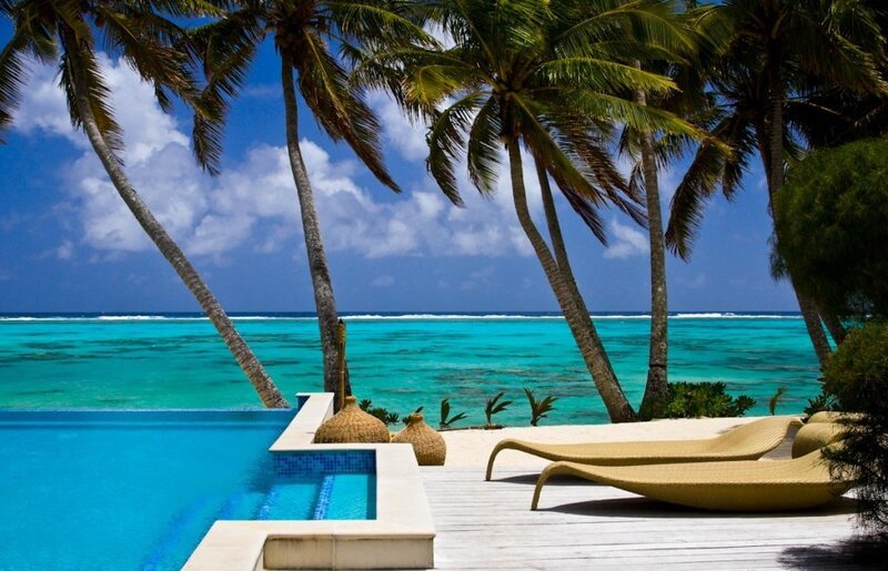 Tropical poolside paradise