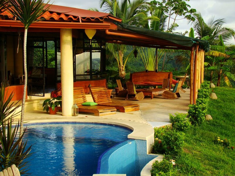 Tropical Poolside Patio