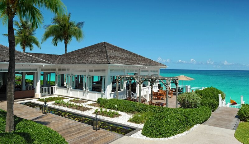 Tropical Resort Building — Blue, Serene