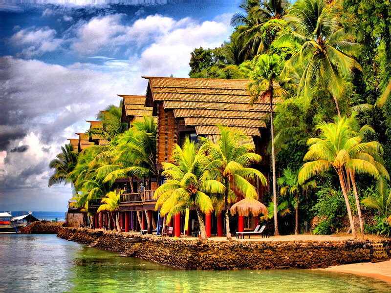 Tropical Resort Buildings