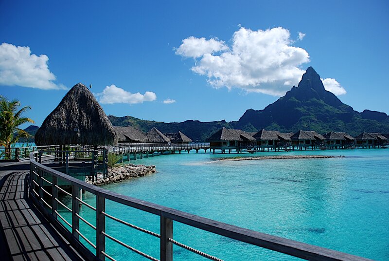 Tropical Resort Bungalows — Blue
