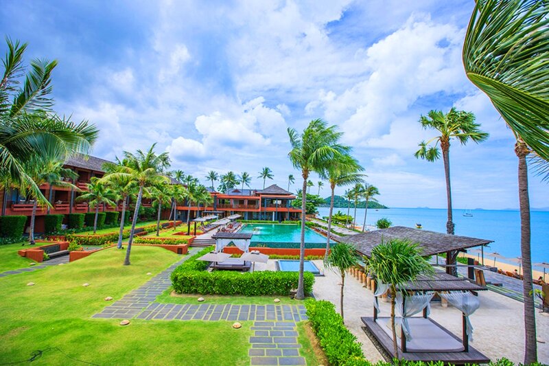 Tropical Resort Complex — Green, Serene