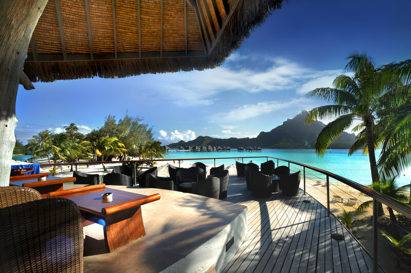 Tropical Resort Deck — Blue, Serene