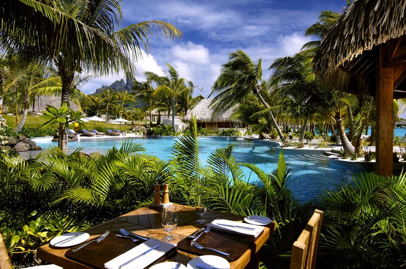Tropical Resort Dining Area