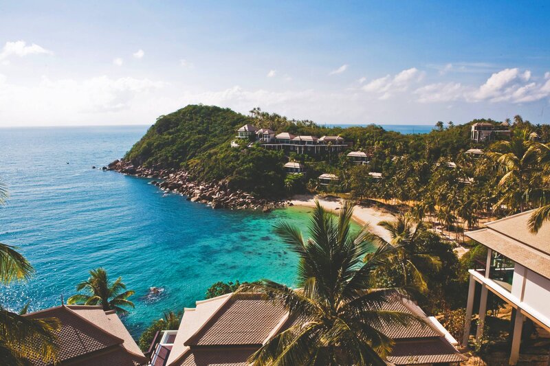 Tropical Resort on Hillside