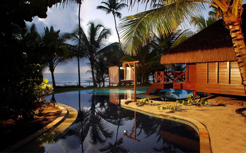 Tropical Resort Pool — Blue, Serene