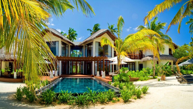 Tropical Resort Villa — Blue, Serene