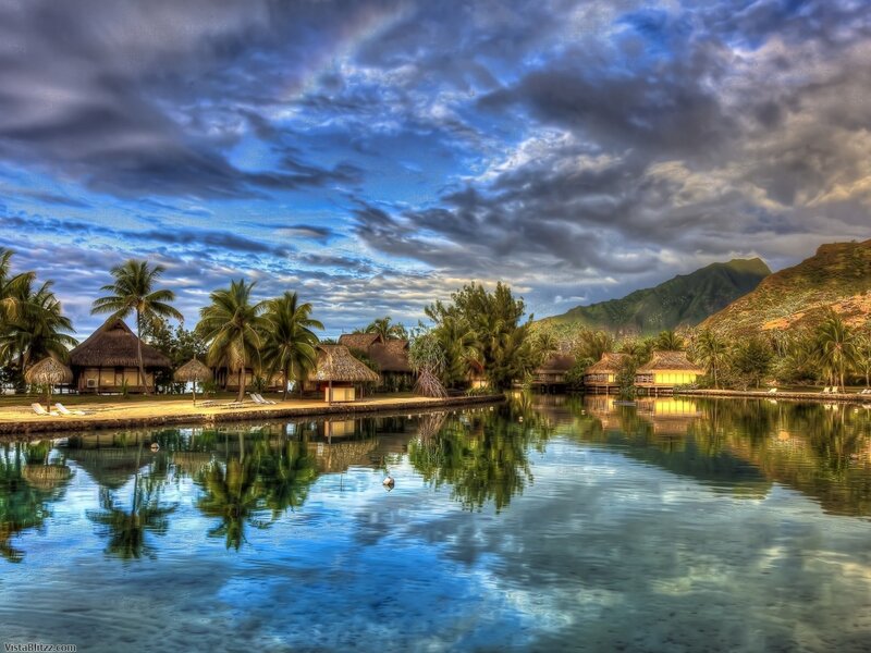 Tropical Resort Village — Blue