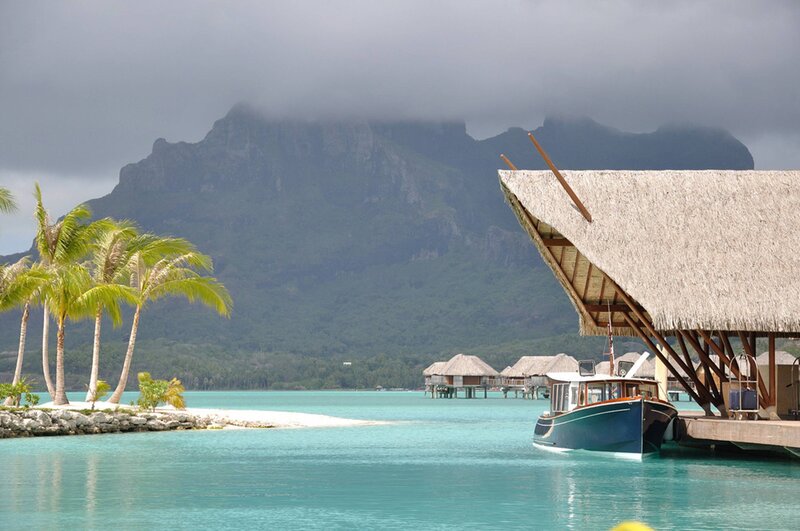 Tropical Resort with Boats