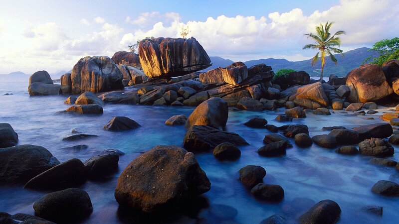 Tropical Rocky Shoreline