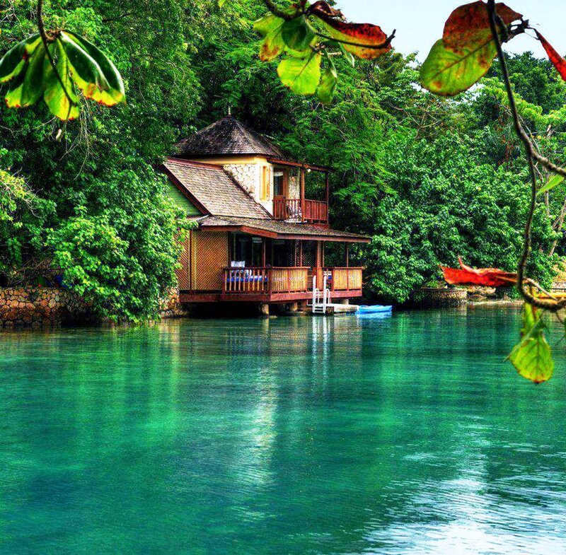 Tropical Water Bungalow — Green