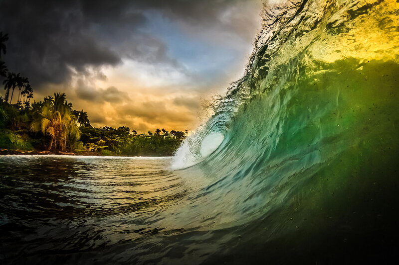 Tropical Wave Curling