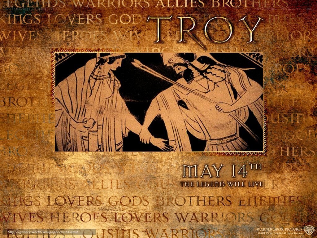 Troy movie poster