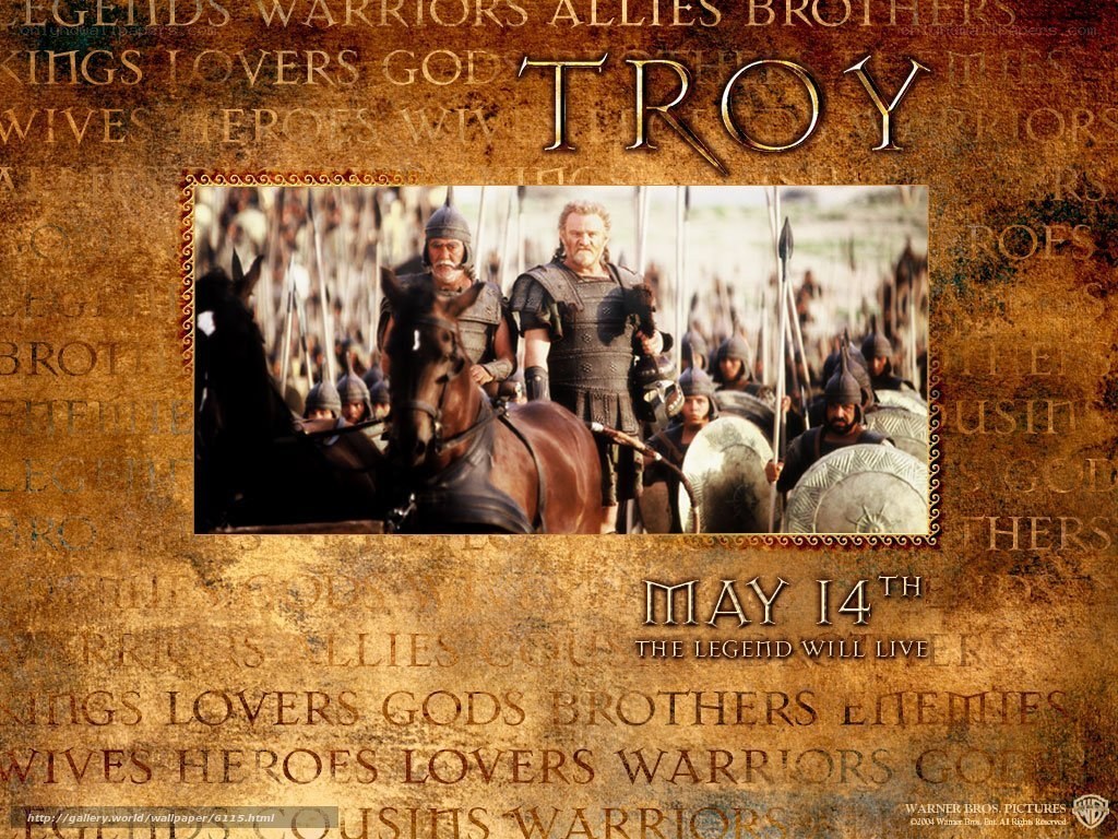 Troy movie poster