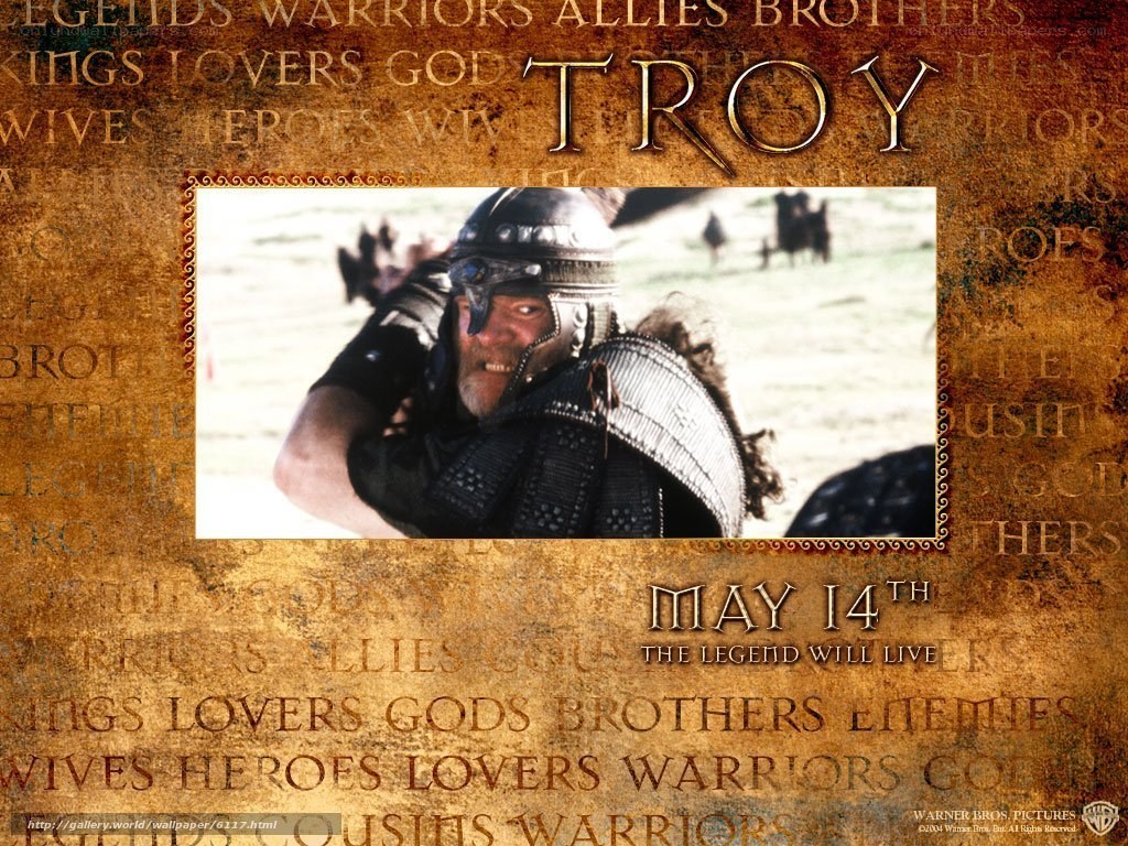 Troy movie poster