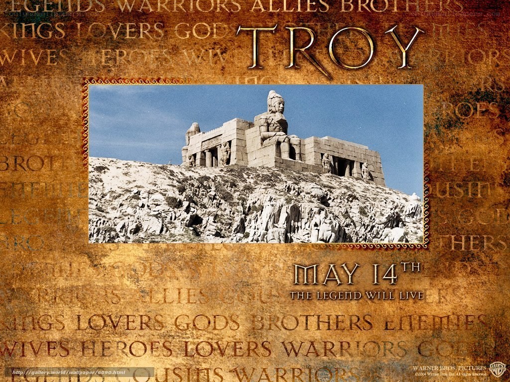 Troy movie poster