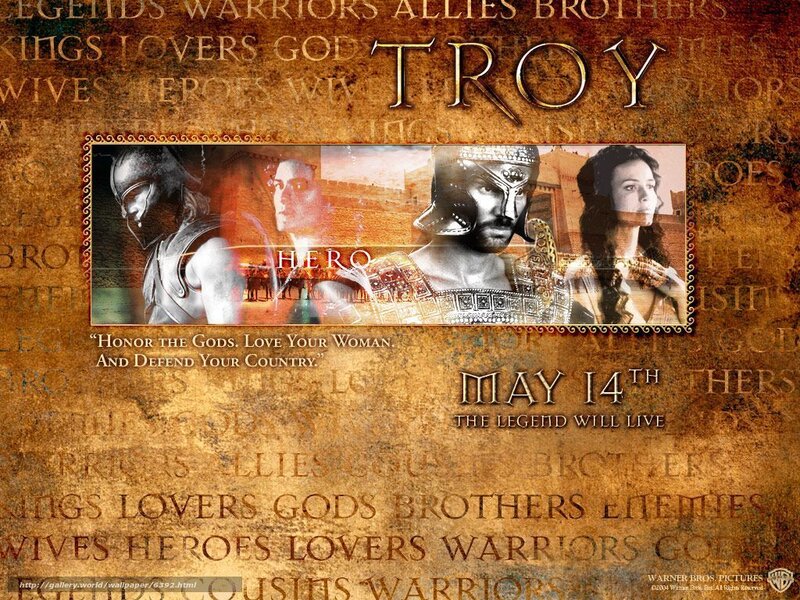 Troy movie poster