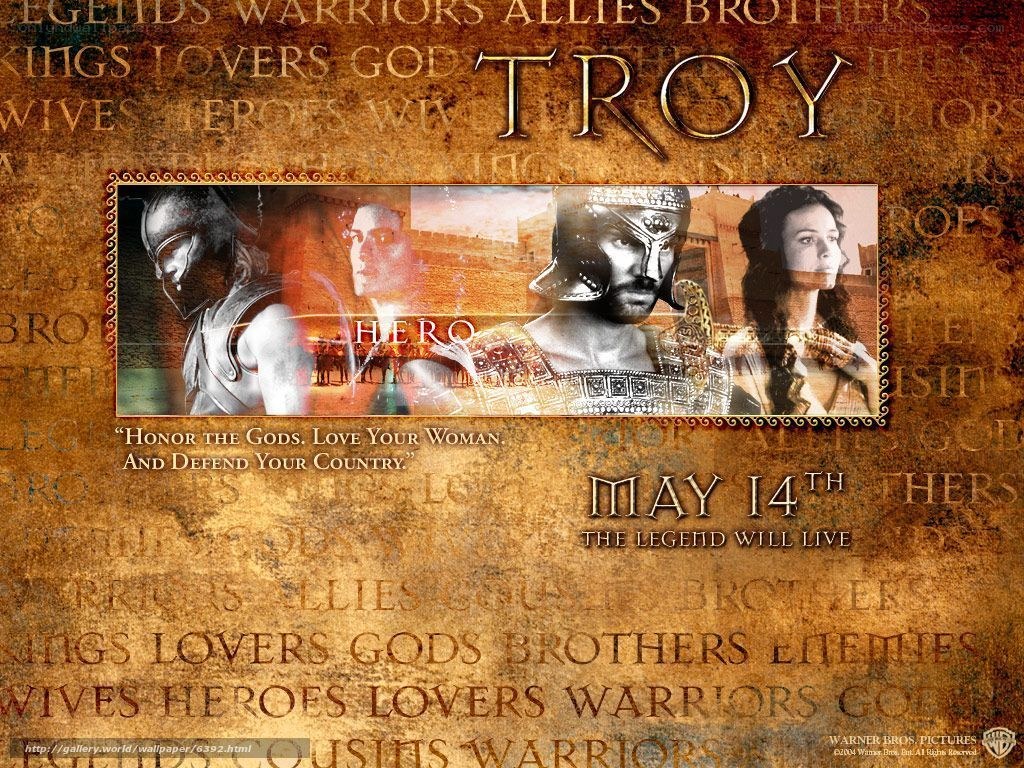 Troy movie poster