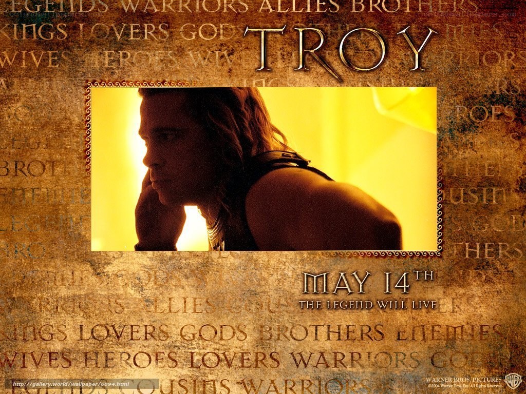 Troy movie poster