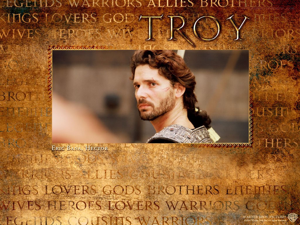 Troy movie poster featuring Hector
