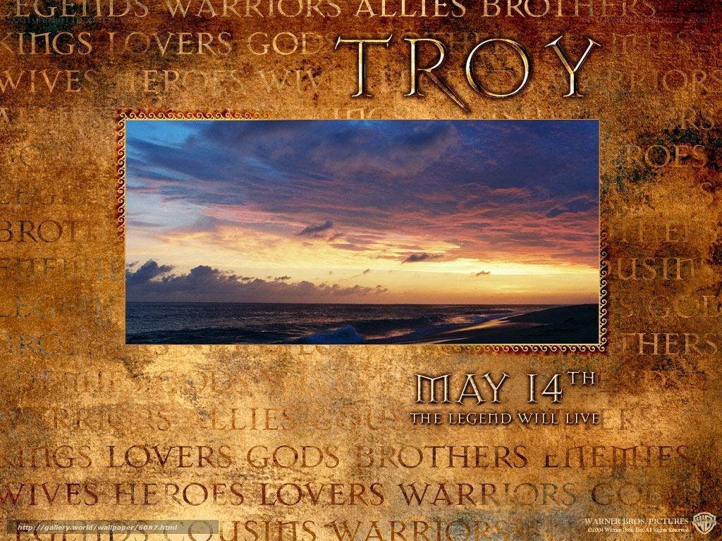Troy movie poster