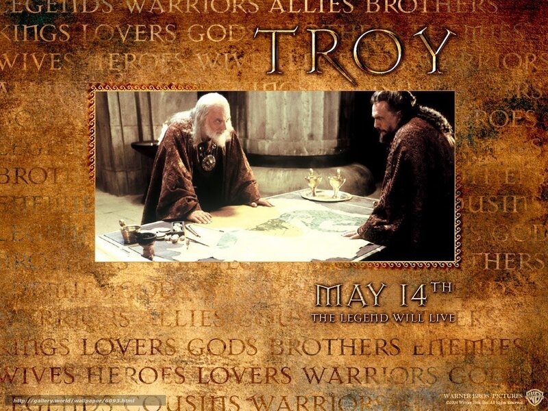 Troy movie promotional poster