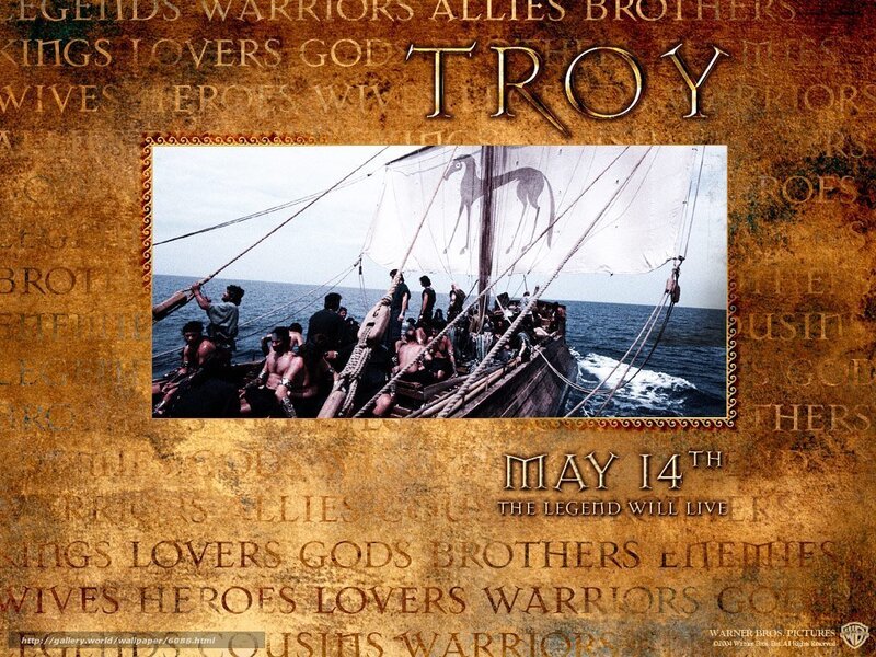 Troy movie promotional poster
