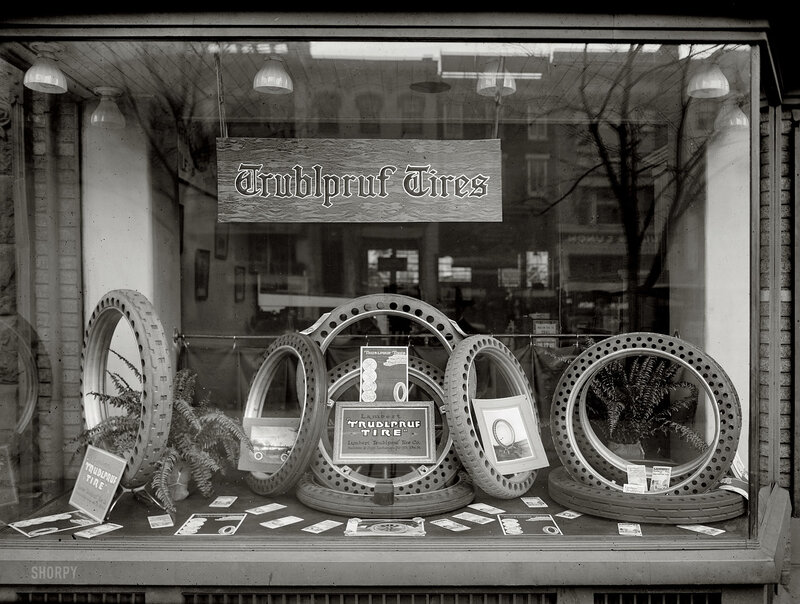 Trublpruf Tires display