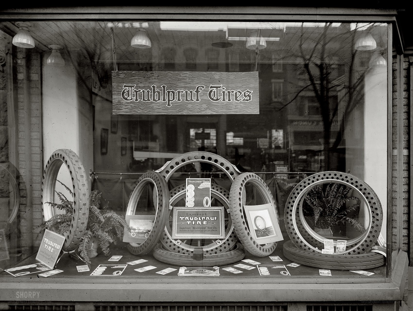 Trublpruf Tires display