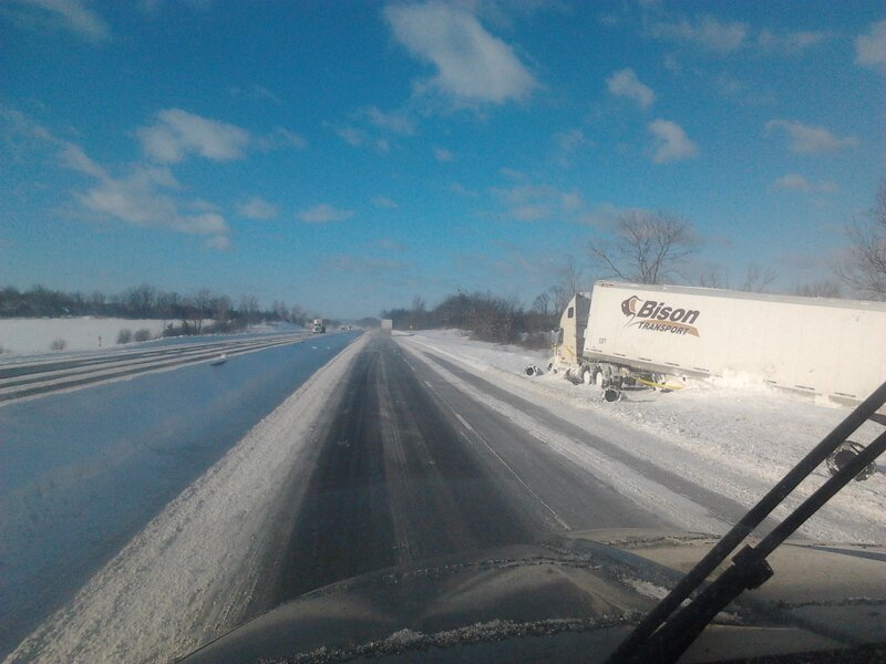 Truck Accident on Highway