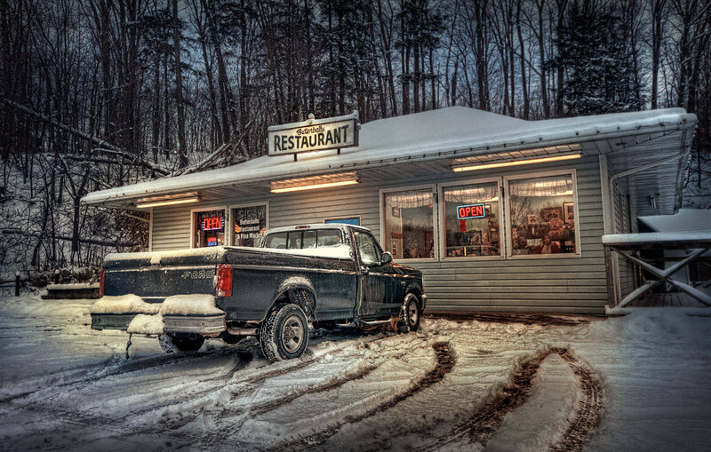 Truck at Restaurant