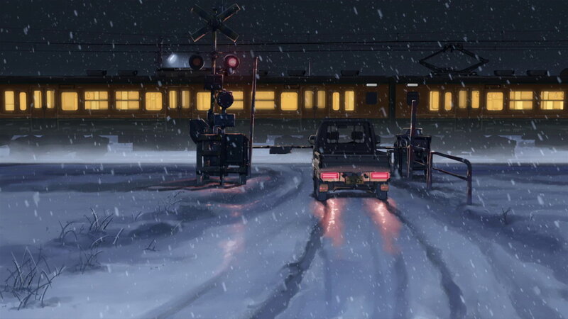 Truck at Train Crossing