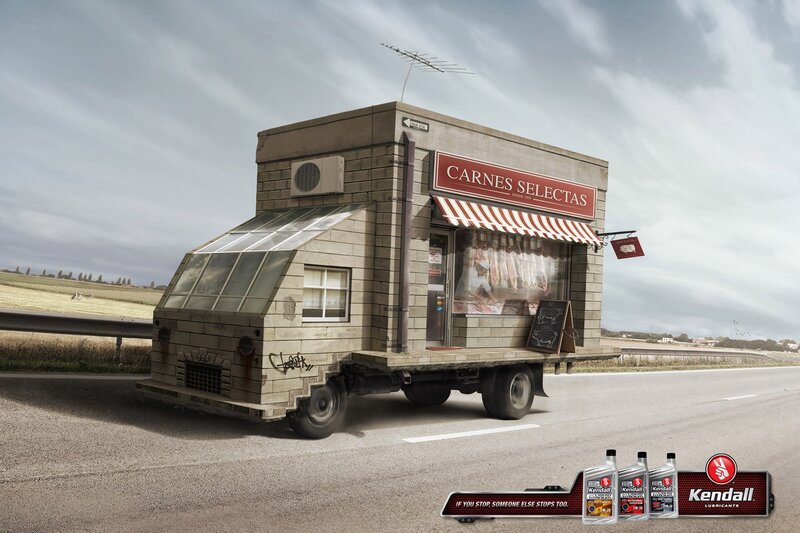 truck butcher shop ad