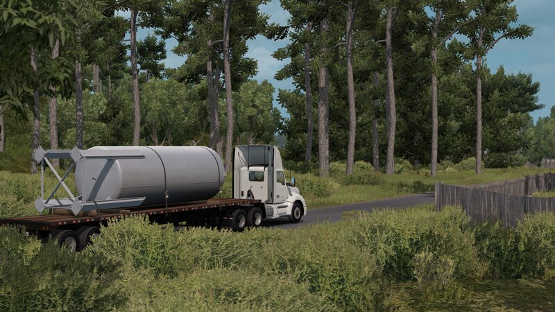 Truck Carrying Tank