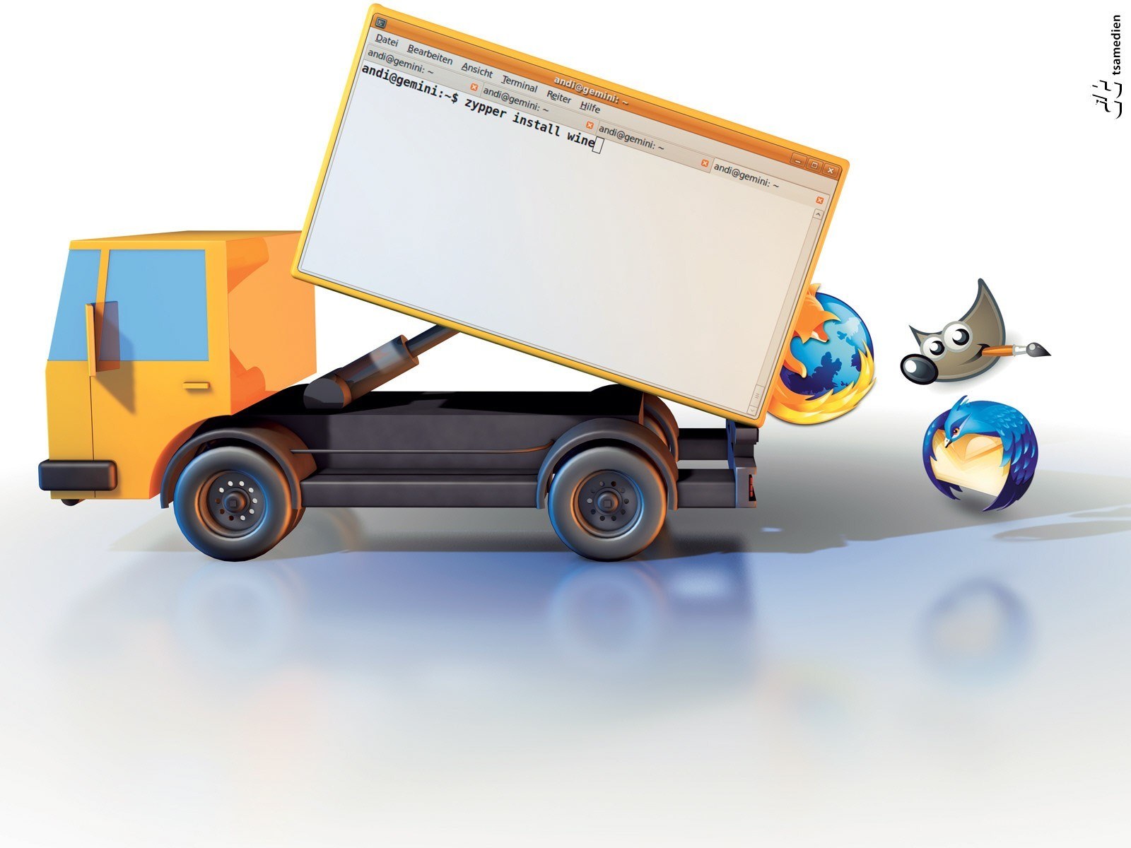 truck carrying terminal window