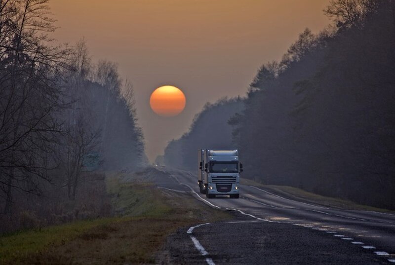 Truck on a Road