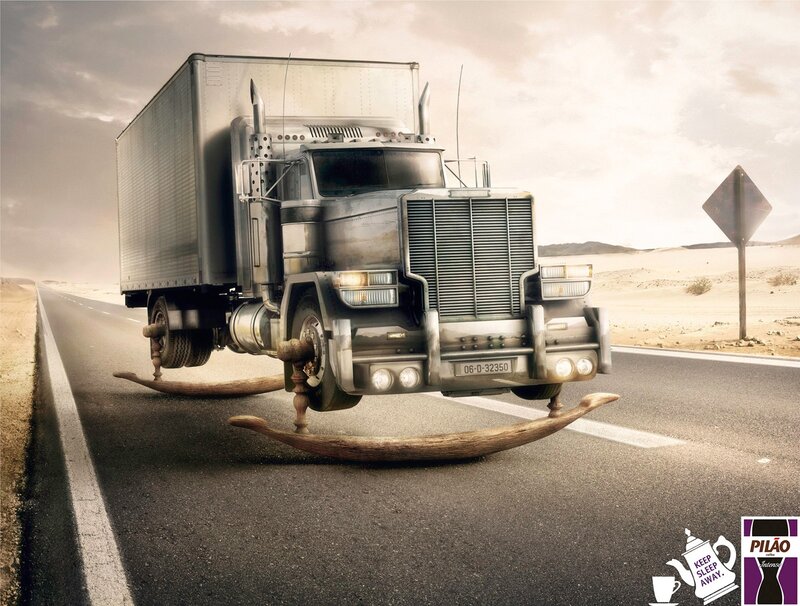 Truck on a rocking horse