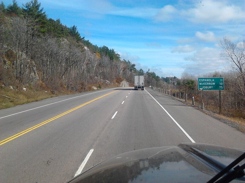 Truck on Highway